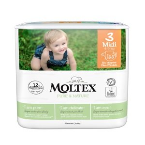 Ontex Group Plenky Moltex Pure & Nature Midi 4 - 9 kg (33 ks)