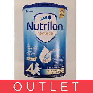 EXP: 12.8.2024 NUTRILON 4 Vanilla batolecí mléko 800 g, 24+