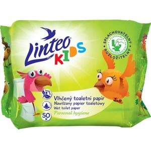 LINTEO Kids vlhčený toaletní papír 50 ks, sáček