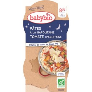 BABYBIO Večerní menu Neapolské těstoviny 2x 200 g