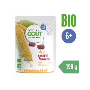 Good Gout Bio Kukuřice s kachním masem 190 g