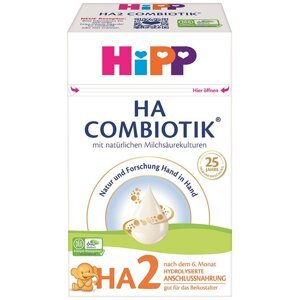 HiPP Výživa pokračovací mléčná kojenecká HA 2 Combiotik® 600 g, od uk. 6. měsíce