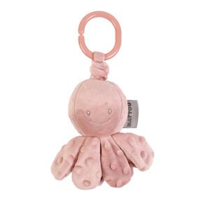 NATTOU Chobotnička vibrační na C kroužku dusty pink 20 cm Lapidou
