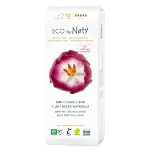 Eco by Naty Dámské mateřské vložky po porodu ECO (10 ks)